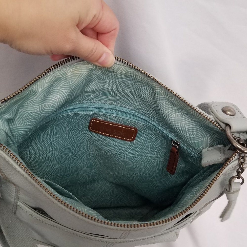 The SAK Crossbody, light pale blue bag - Picture 5 of 9
